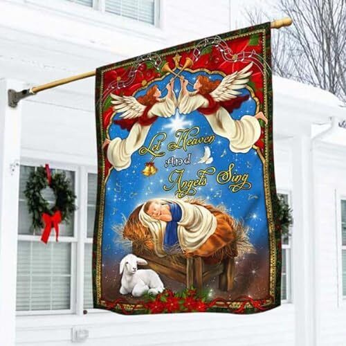 Discover O Holy Night Jesus Let Heaven And Angles Sing Christmas House Flag