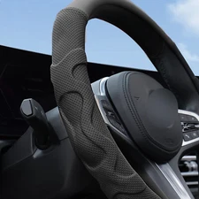 For Toyota Car Steering Wheel Cover Protector Leather Anti-slip Accessories