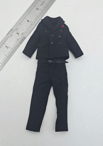 DID XT80008 1/12 Scale Sodier Suit Coat&Pants for 6'' John the Chicago Gangster - Afbeelding 1 van 1