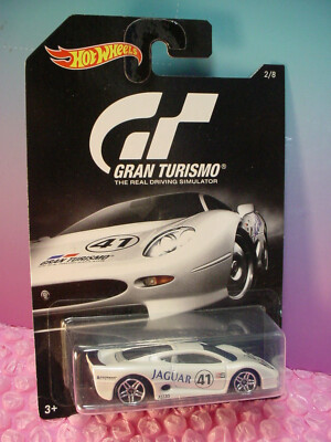 2016 GRAN TURISMO Hot Wheels JAGUAR XJ220 #2/8 ☆ pearl white; pr5