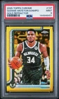 2025 TOPPS CHROME GOLD REFRACTOR #137 GIANNIS ANTETOKOUNMPO 18/50 PSA 9