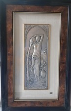 Quadro Bassirilievo Con Lastra In Argento 925 Acca Castellani