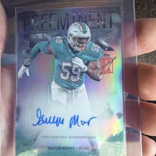 2025 Topps Signature Class Grayson Murphy Rookie Auto PI-GMU Dolphins