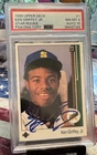 1989 Upper Deck Ken Griffey Jr Star Rookie Card Signed PSA 8/10 Auto Mariners