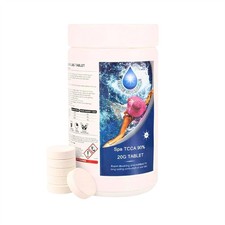 1Kg Chlorine Tablets for Hot Tub Spa Swimming Pools Water Cleaning 50 x 20g