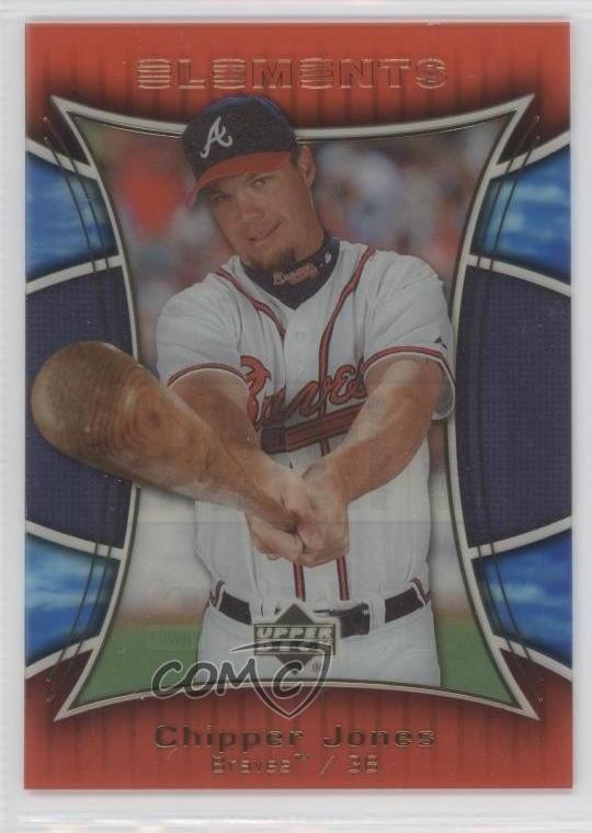 2007 Upper Deck Elements Chipper Jones #87 HOF 0b5