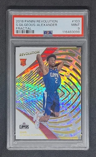 2018 Panini Revolution Basketball Fractal Shai Gilgeous-Alexander #103