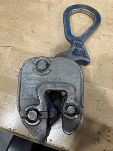 🇺🇸Lifting clamp CAMPBELL/MERRILL GX 3,    3 ton Structural, 1/16- 1". 🌐🚛