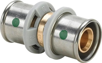 Viega Sanfix Fosta Sanfix P-Kupplung, d1 63, d2 50 Rotguss Modell 2115 566531