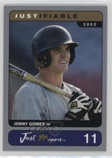 2002 Just Minors Justifiable Silver Jonny Gomes #11 0q3