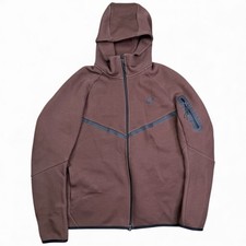 Nike Tech Men's Full-zip Windrunner Hoodie Jacket Mens Adult Size Large Brown