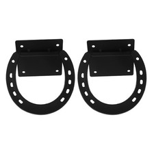 2 Pcs Horse Hoop Lanyard Ring Tie for Equestrian Stable Supplies