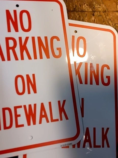 SignMission A-1218-23693 12 x 18 in. Aluminum Sign No Parking - Pack of 2 - Image 2 of 4