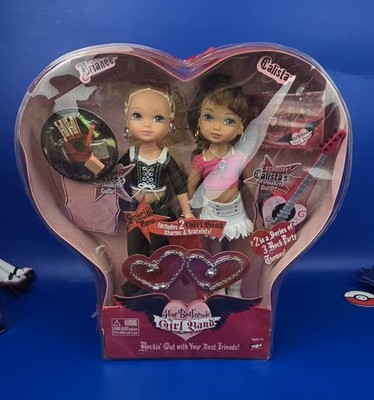 MGA 4-Ever Best Friends Puppen Rock Set #2 Brianee & Calista mit Koffer Brandneu