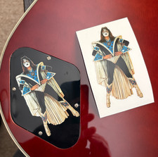 1979 Ace  Frehley  Kiss Costume and Makeup real life cutout UV DTF Sticker
