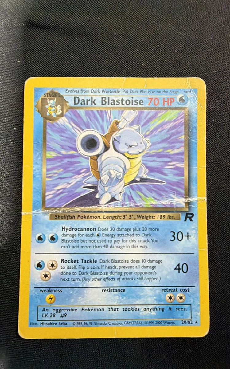 dark blastoise pokemon card price Holo Rare 3/82 – Team Rocket Pokémon If heads Dark Blastoise #3 Prices |