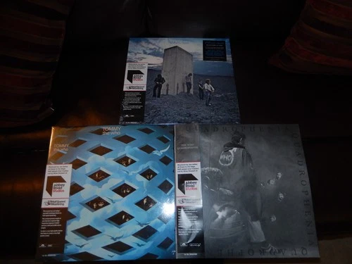 LOT OF 3 THE WHO (TOMMY/WHO'S NEXT/QUADROPHENIA)  Abbey Road Half-Speed Masters