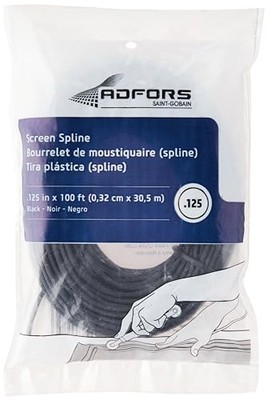 ADFORS Spline, .125'' x 100', Black