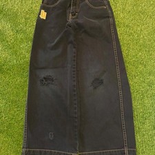 Jnco Men's Black and Navy Jeans