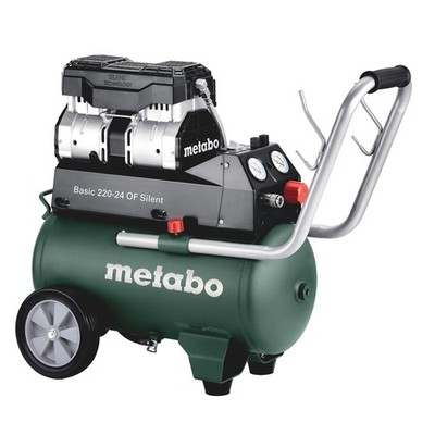 Metabo Basic 220-24 OF Silent Kompressor 1,1 kW, 8 bar, 24 Liter