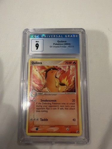 Quilava graded CGC 9 for sale on eBay