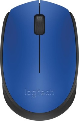 Logitech M171 Kabellose Maus Optischer Sensor USB Empfänger Blau PC Mac 12 Mon