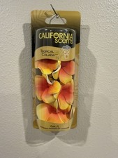 California Scents Tropical Colada Hanging Lei Car Air Freshener Scented Necklace