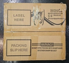 UPPER BOUNCE MACHRUS TRAMPOLINE SAFETY NET 8 FOOT ROUND UBNET-8FG-6 **SWEET**