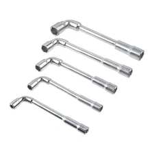 5 Pcs Metric L Shaped Angled Hex Socket Wrench Double-Head Elbow Hex Wrench