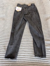 Vintage 90s Lee Relaxed Rider Jeans Womens 16M (32x29) Black USA Made Mom NWT