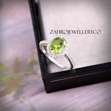 Natural Peridot, August Birthstone, Peridot Ring, Bridesmaid Ring, Promise Ring