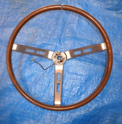 1968-69 MOPAR A / B-BODY CHARGER SUPER BEE DART WOODGRAINED SPORT STEERING WHEEL