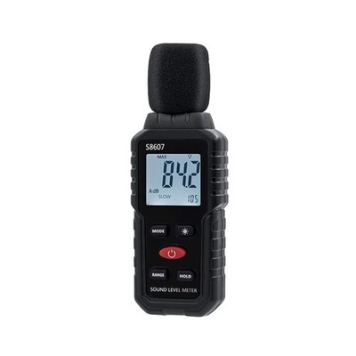 Dezibel Messgerät Digital Schallpegelmesser mit LCD Display 30dBA 130dBA