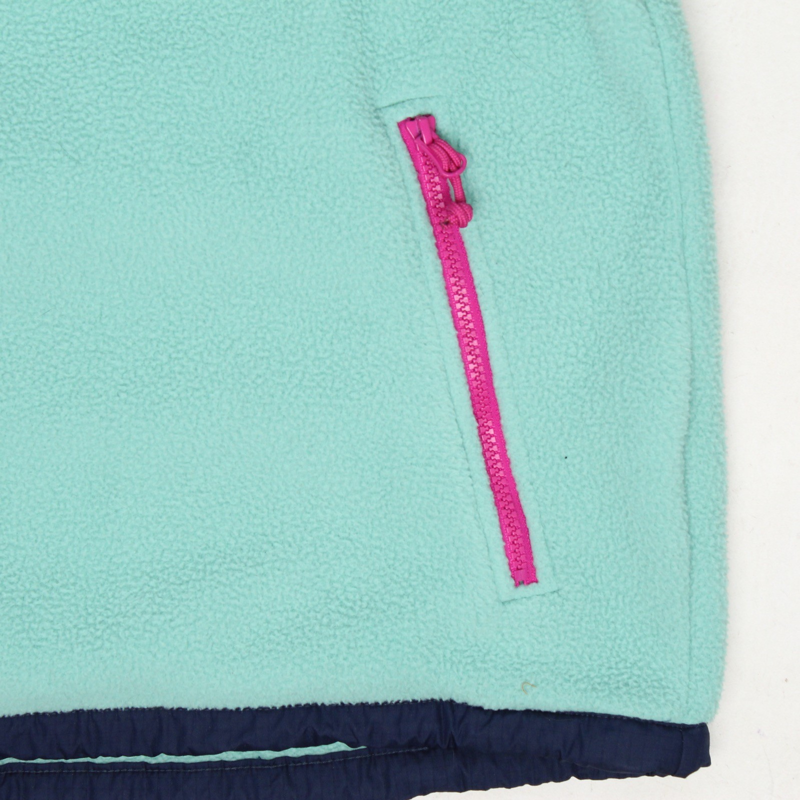 The North Face Royal Arch 1/4 Snap Fleece Men XL Wasabi Summit Navy Fuchsia Pink image 6