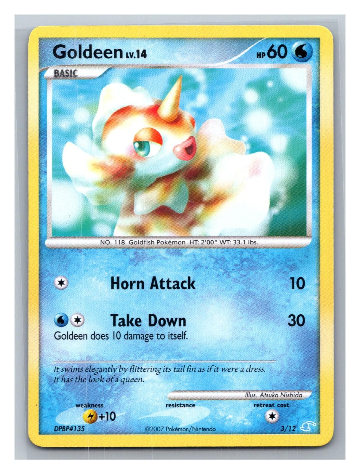 Goldeen 3/12 Common DP Trainer Kit: Manaphy & Lucario Pokemon Lightly Played-