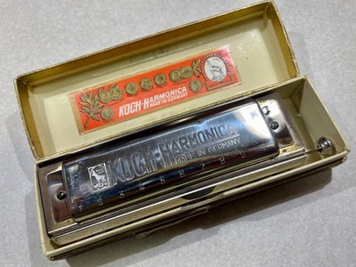 Harmonica Koch chromatic Richter-tuned, key of C or G, cleaned & repaired