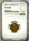 1909-S Lincoln Wheat Cent NGC VF35 BN | Key Date | Original Surfaces