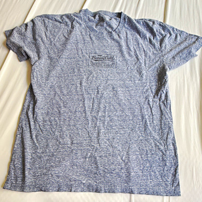 Benny Gold Men's Gray Graphic Logo Crew Neck Short Sleeve T-Shirt Size M