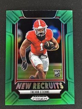 2025 Panini Prizm Draft Picks #24 Trevor Etienne New Recruits Green