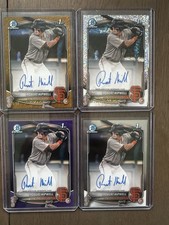 2025 Bowman Chrome Robert Hipwell Auto Lot Gold /50 /299 Purple /250 Base 1st