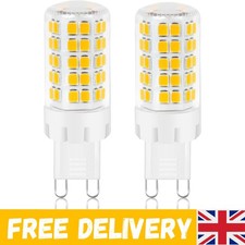 G9 8W LED Light Bulbs Warm White 3000K, LEDs GU9 Bulbs Not Dimmable, Equivalent