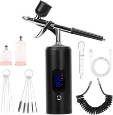 Cordless Rechargeable Airbrush Kit 38 PSI Adj...