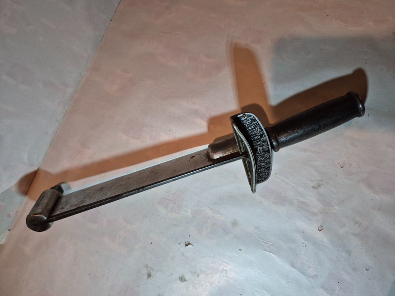 Sturtevant Co. flat beam Torque wrench 1/2 drive F16 0- 600 pounds