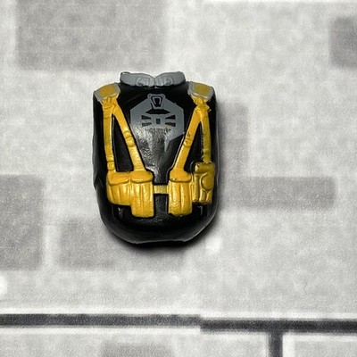 GI Joe Body Part Cobra Officer Torso Black Major Cyber Strike for Custom Figures