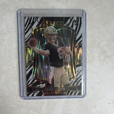 2025 Panini Select - Premier Level Tyler Shough #141 Zebra Shock(RC)