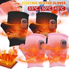Heated Work Gloves for Men and Woman Wireless Fingerless Heated Writing Gloves