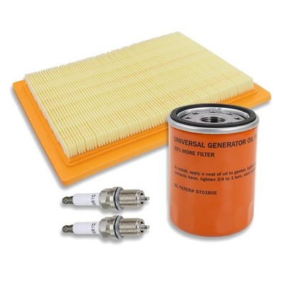 #ad 6485 Generac Maintenance Kit Includes Oil amp; Air Filters Spark Plugs for 16... $26.99