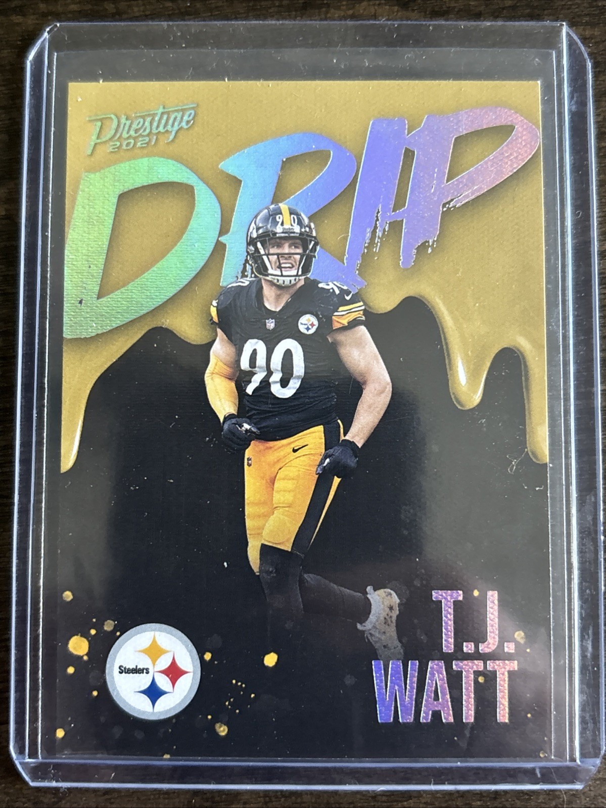2021 PANINI PRESTIGE NFL DRIP ND-TJ T.J. WATT