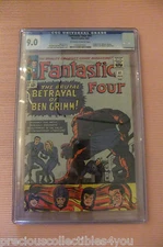 CGC 9.0 VF/NM NEAR MINT FANTASTIC FOUR # 41 OFF-WHITE TO WHITE PAGES KIRBY ART