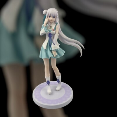 Sega RE: Zero Starting Life in Another World Emilia Figure Anime Manga 8'' READ